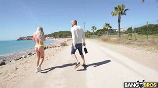 BANGBROS - It's Time For Wild Public Sex With Slutty Blonde Babe Angie Lynx And Potro De Bilbao